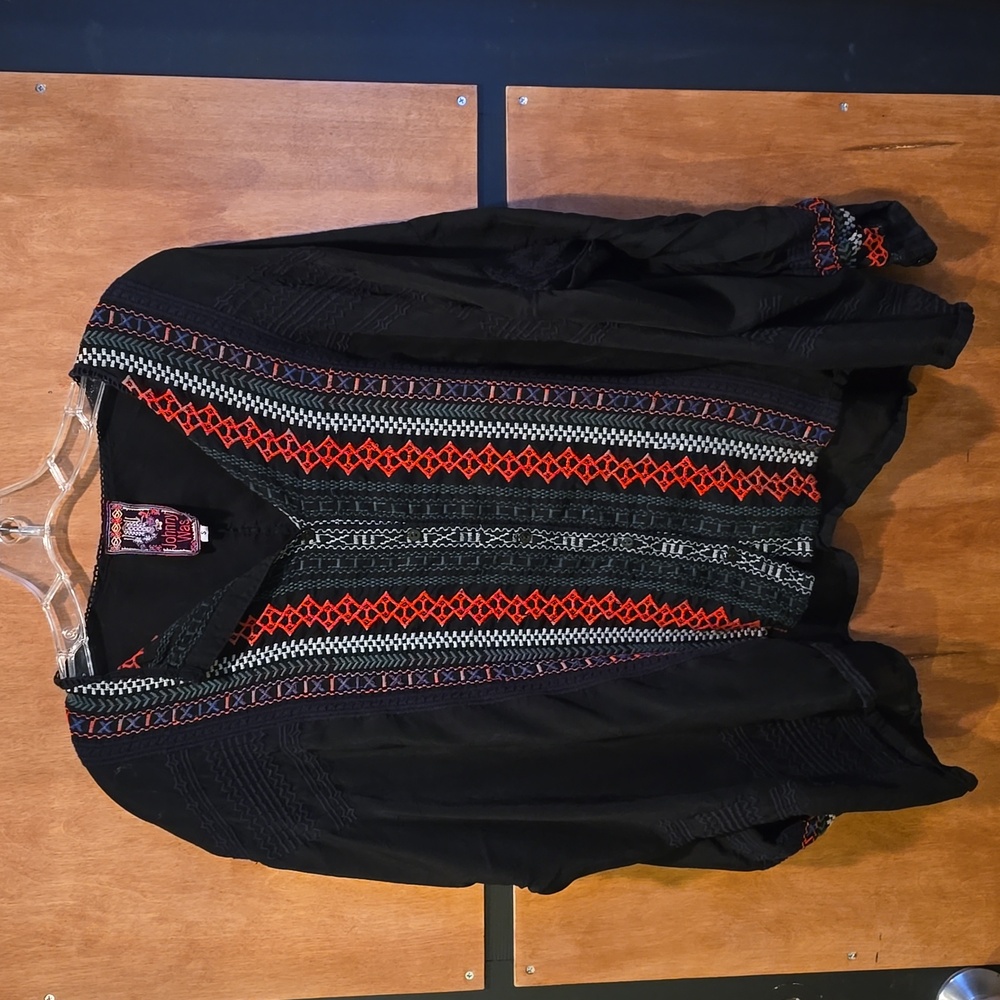 Johnny Was embroidered tunic